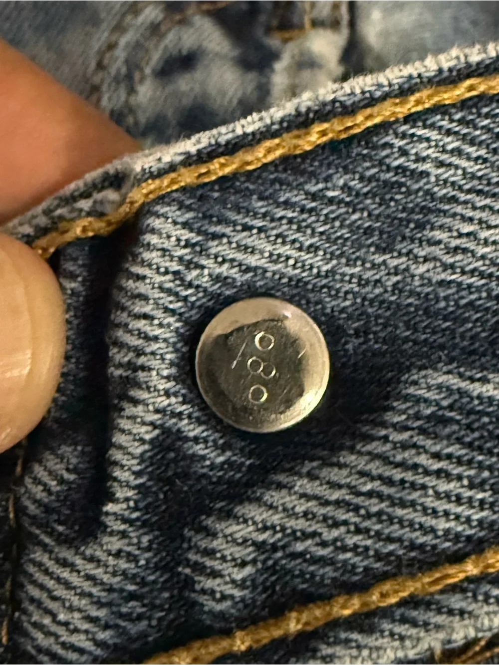 Vtg Levi's 501 Original Fit Jeans 30x30 Indigo Blue Button Fly 2005 USA Era